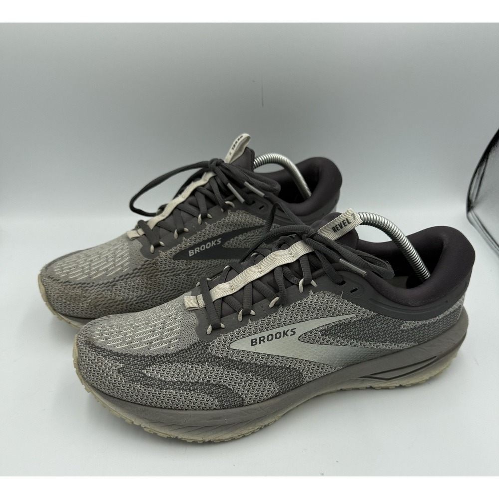 Brooks Revel 7 Running Shoes Sneakers Men's Size 10.5 M Gray Black 1104351D014
